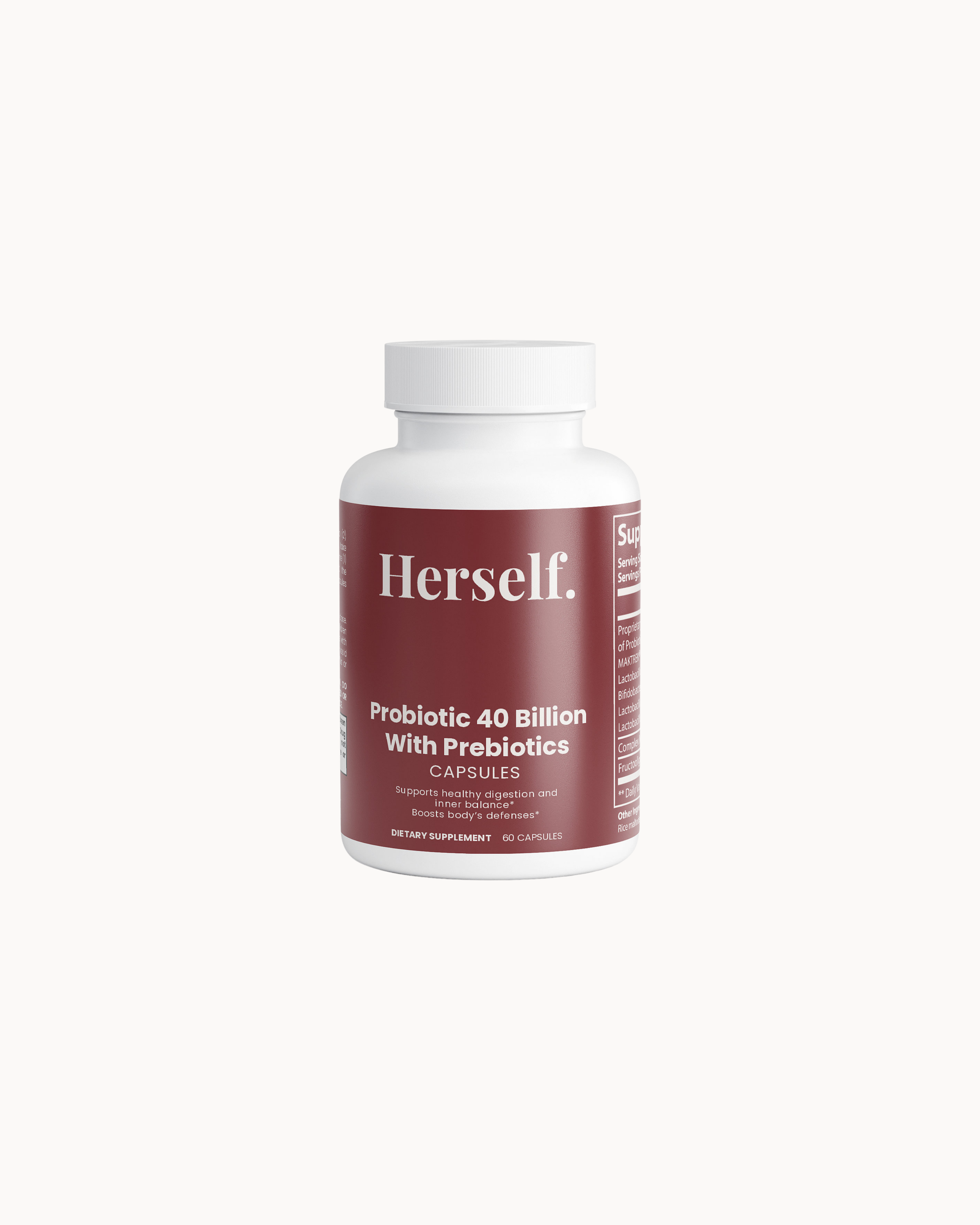 PROBIOTIC 40 BILLION WITH PREBIOTICS